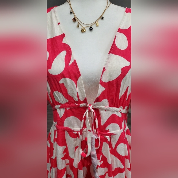 House Of Harlow Linen Blend Mini Dress - Picture 2 of 7